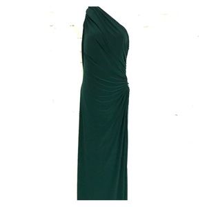 Ralph Lauren Forest Green Floor Length Dress